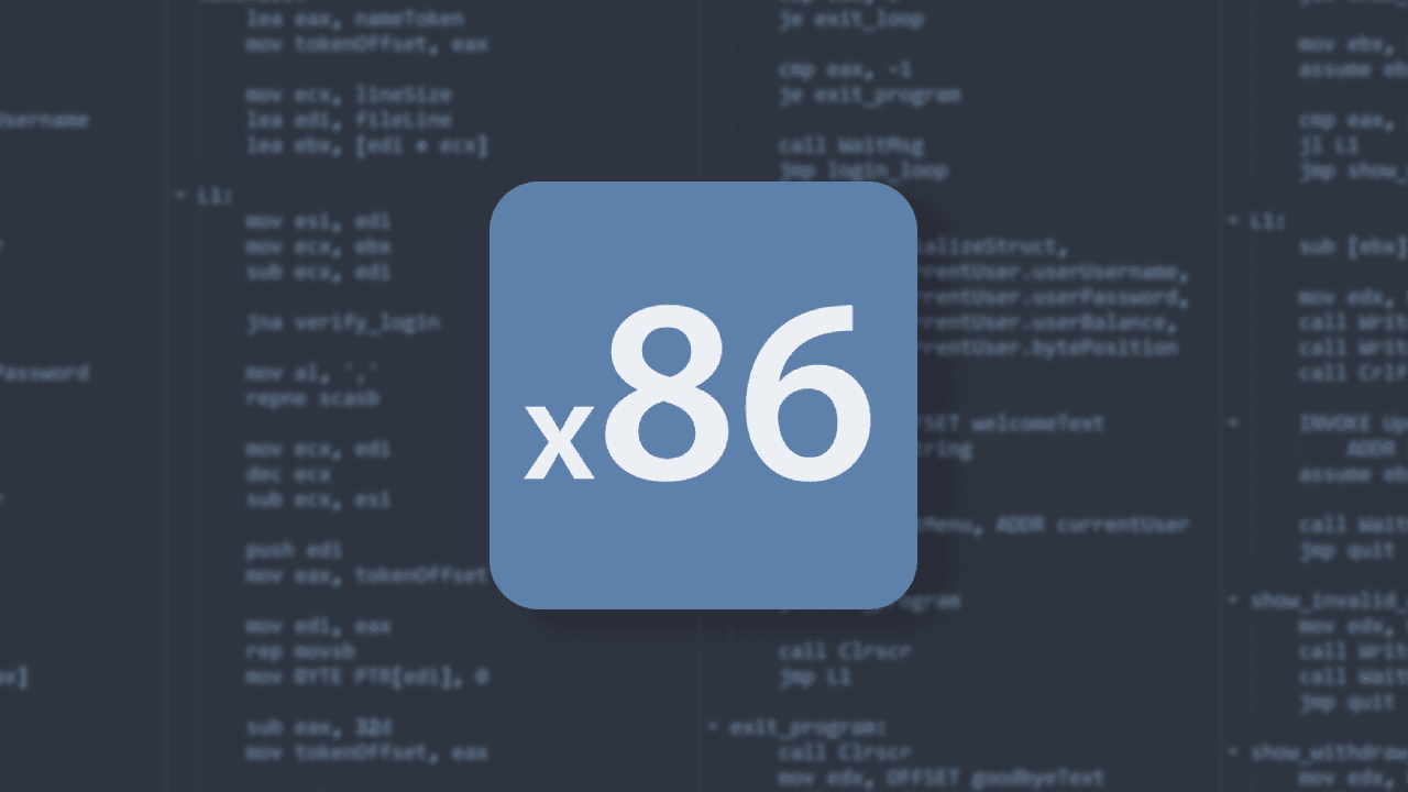 x86 Bank